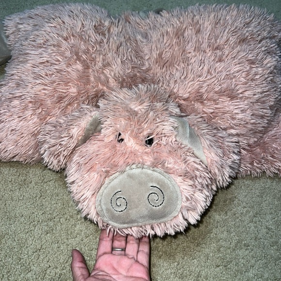 Jellycat Other - Jellycat truffles pig Pink Furry Plush pillow